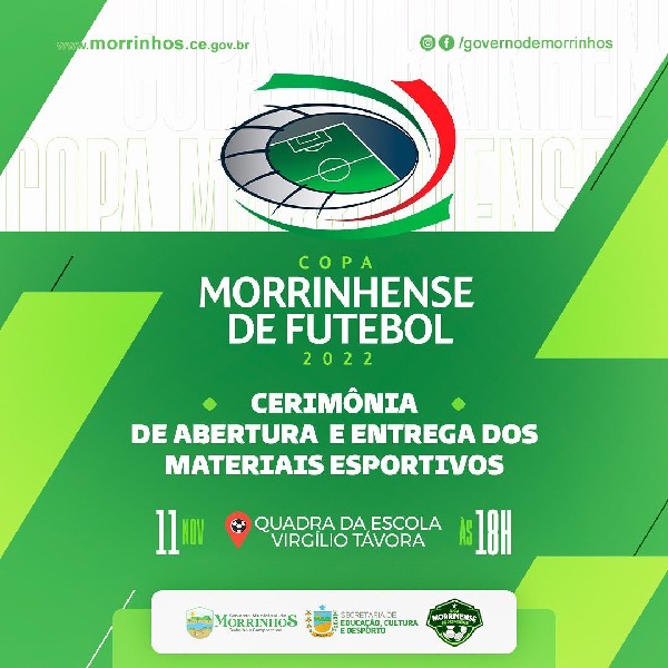 Cerimônia de Abertura da I Copa Morrinhense de Futebol Amador