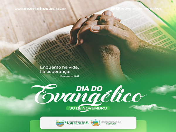 30 de novembro - dia do evangélico