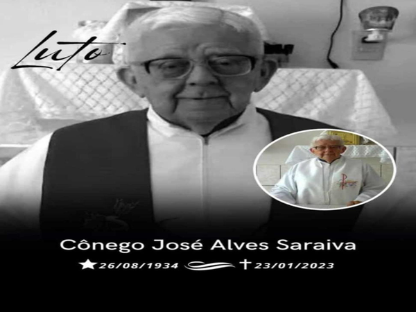 Luto Oficial pelo Falecimento do Pe. José Alves Saraiva