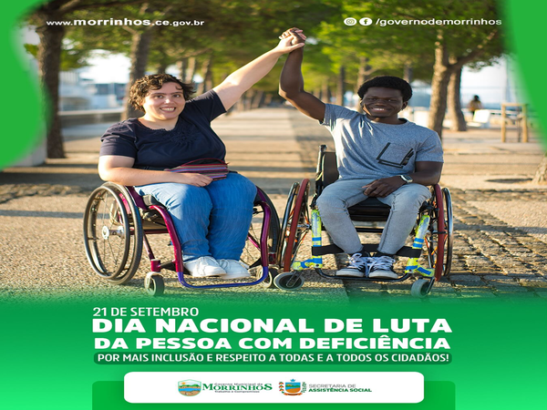 21 de setembro - Dia Nacional de Luta das Pessoas com Deficiência