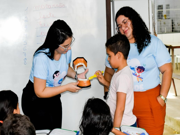 Abertura da Ação de Saúde Bucal do Programa Saúde na Escola em Morrinhos!