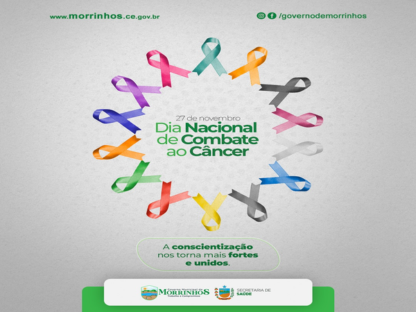 27 de novembro - Dia Nacional de Combate ao Câncer