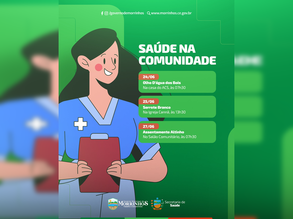 Saúde na Comunidade!